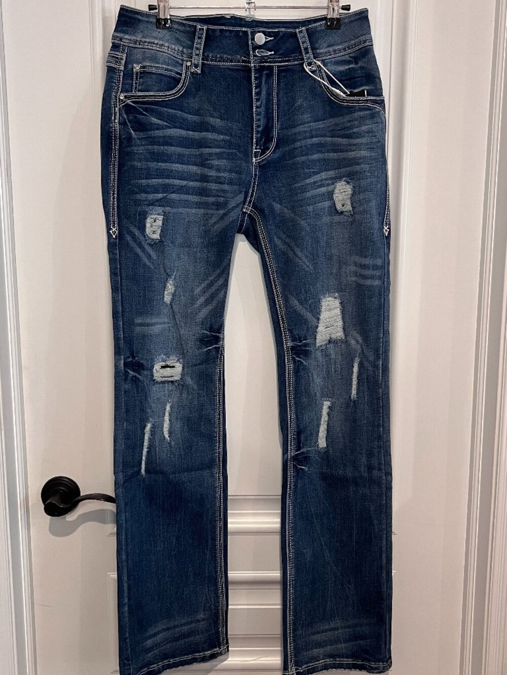 Flamingals Distressed Jeans